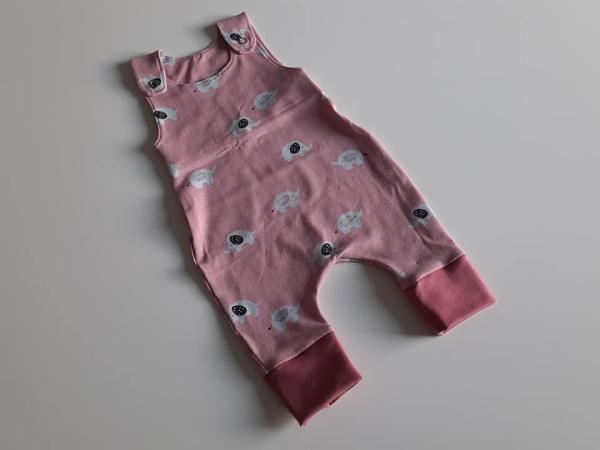 Strampler Elefanten Fuchsia 1